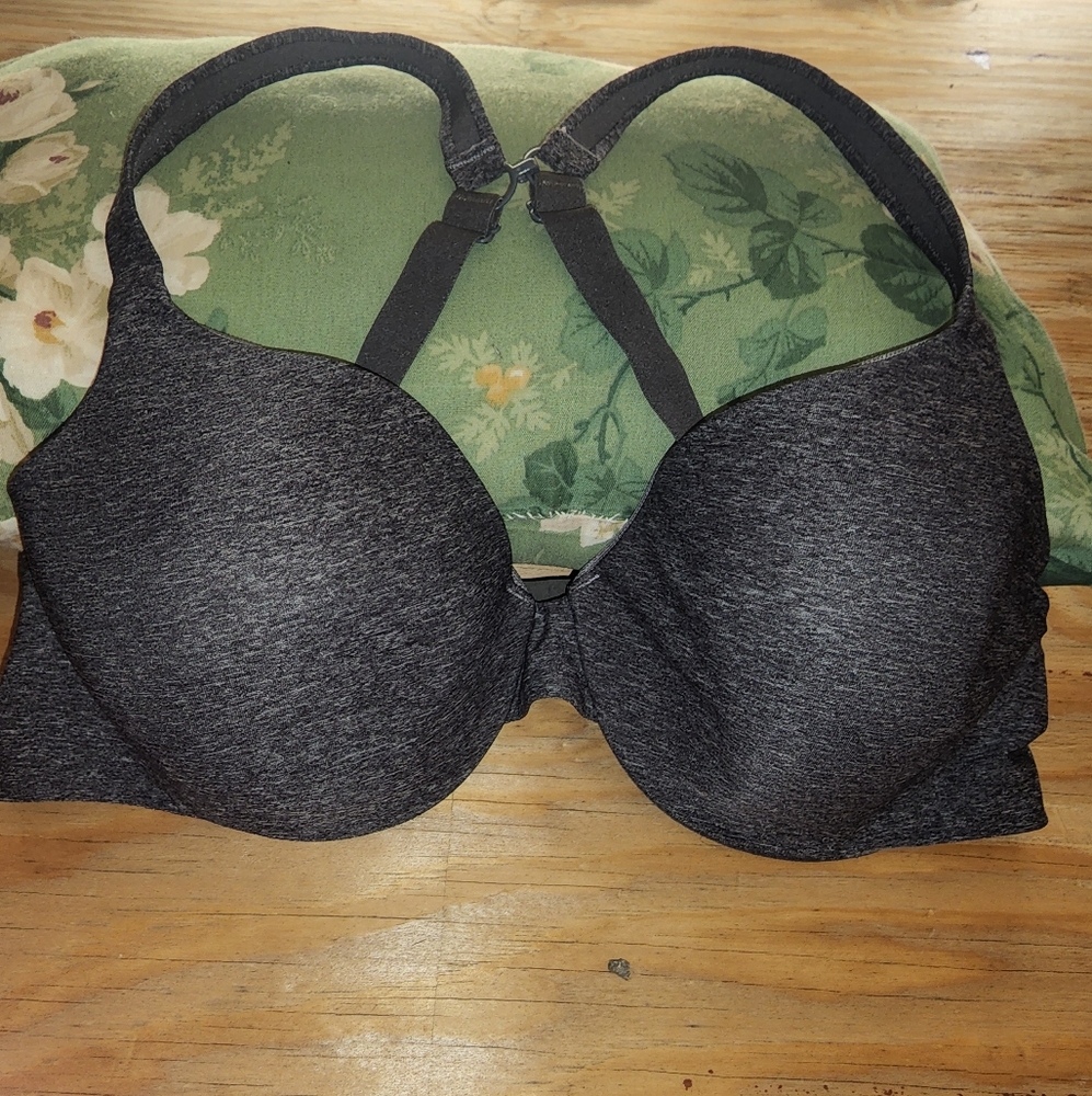 Hanes Charcoal Gray Bra